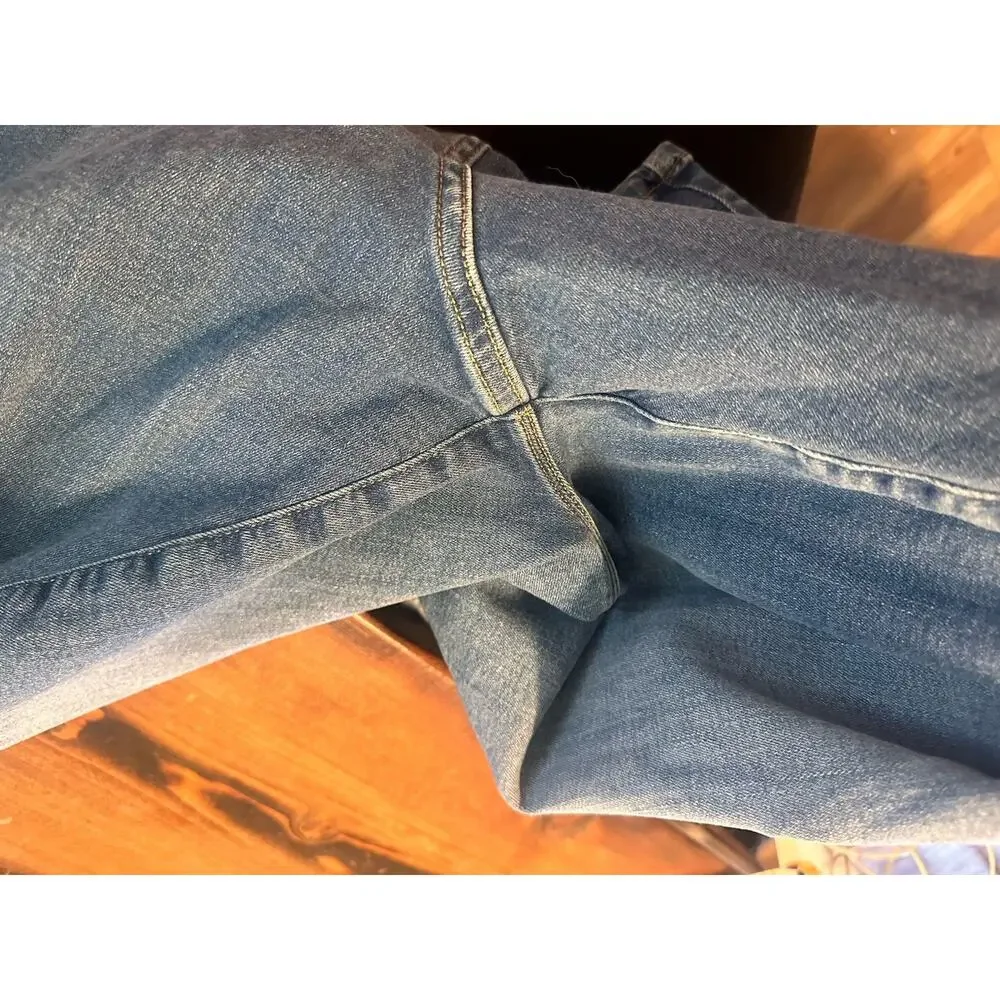 Good American Sz18 High Rise 98.5% Organic Cotton Style:GPSTSR873T Blue Jean - Picture 7 of 7